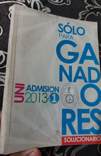 Libro Examen De Admisión Uni 2012-2 Resueltos Ocad