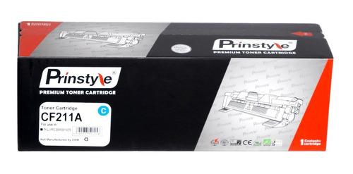 Toner Prinstyle 131a  Cf211a 1.800 Pág Cyan. Iso 19798