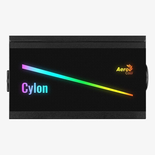 Fuente Pc Aerocool Cylon 500w Rgb 80 Plus Bronze Active Pfc