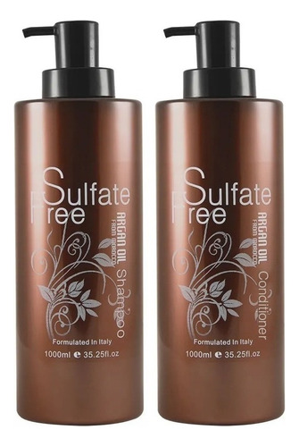 Shampoo Y Acondicionador Sin Sulfatos  Argan Sulfate Free 