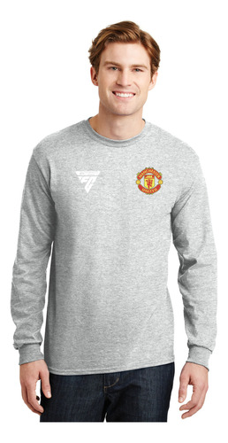 Camiseta Manga Larga Manchester U Deporte Futbol Liga Europa