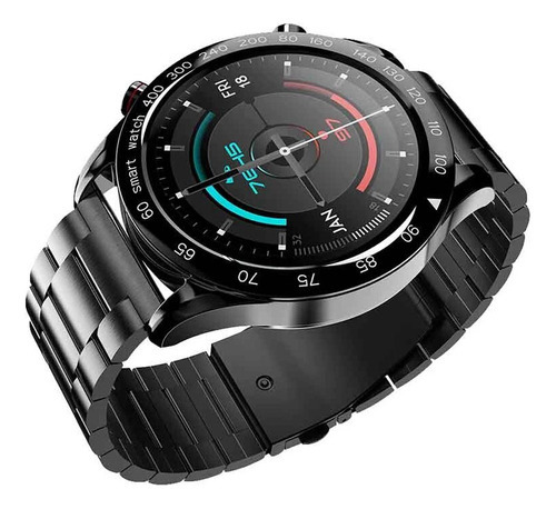 Reloj Smartwatch Hifuture Future Go Pro 1.32 Color De La Malla Negro