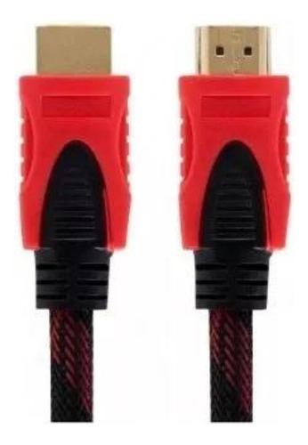 Hdmi 5 Metros Cable Doble Filtro Mallado Punta Dorada