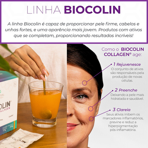 Biocolin® Collagen Colágeno Verisol + Msm - 7g 30 Sachês