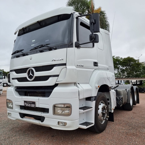 Imagem 4 de 15 de Caminhão Mb Axor 2536 Cavalo 6x2 Trucado 2014