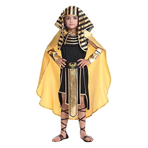 Disfraz De Faraón Egipcio Niños, Disfraz De Cosplay N...
