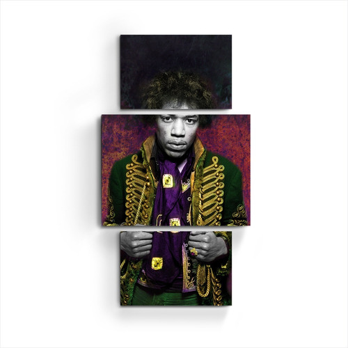 Cuadros Tripticos Decorativos Jimi Hendrix Musica Tictime