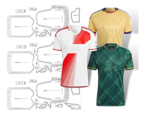 Kit Moldes Futebol 3 Golas, Modelagem&diversos, Correios Tamanho Tamanhos Na Descrição