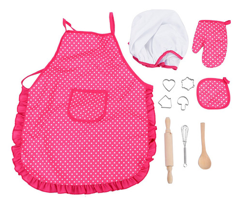 Set De Chef Para Niños, Traje De Cocina Y Repostería, Juguet