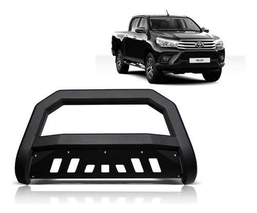 Defensa C/chapon Negro Toyota Hilux Vigo 2005 Al 2015