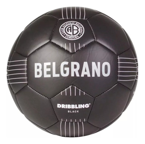 Pelota De Futbol Balon Belgrano Dribbling N5 Black Line