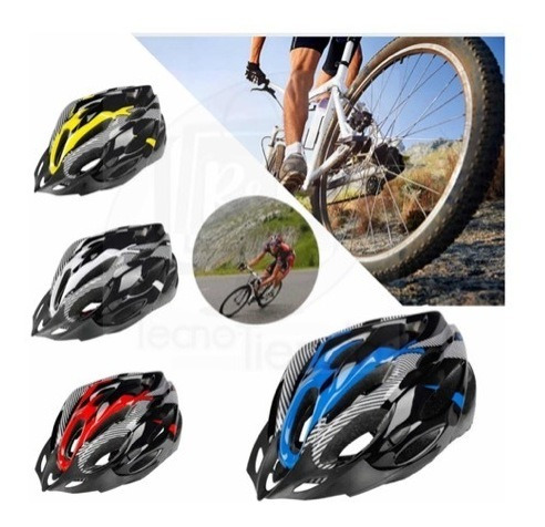 Casco Bicicleta Ajustable Acolchado Proteccion Con Luz 