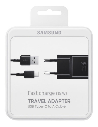 Cargador Carga Rapida Samsung Original + Cable Usb Tipo C ®