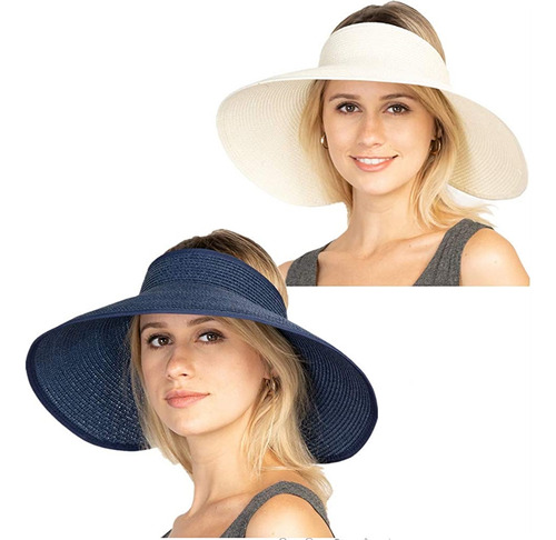 2 Sombreros De Playa Para Mujer L