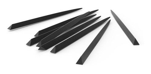 Pincho Erizo Plástico Negro 10 Cm (x100) Ajidiseño