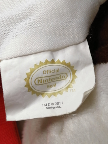 Imagen 8 de 9 de Peluche Mochila Original Mario Fire All Starl Nintendo 50cm.