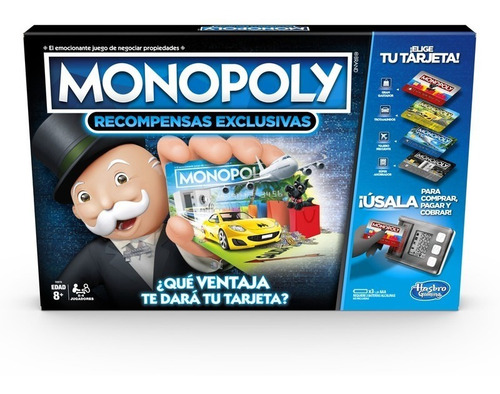 Imagen 1 de 7 de Monopoly Recompensas Exclusivas Juego De Mesa