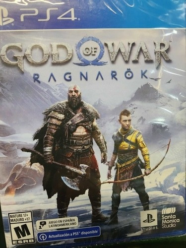 Playstation 4, God Of War Ragnarok,en Español,fisico,nuevo.