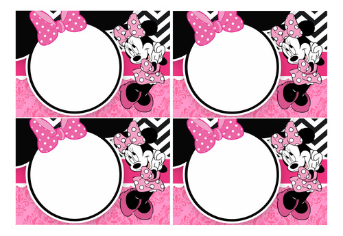 Kit Imprimible Cumpleaños Minnie Mouse Rosa