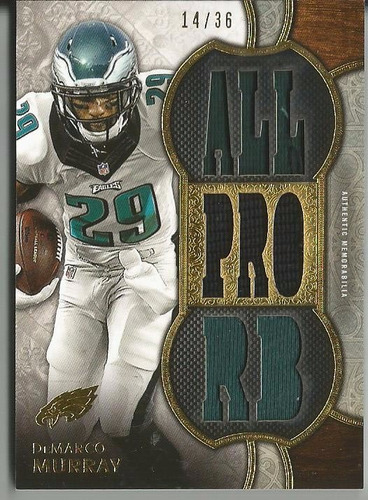 2015 Topps Triple Threads 8x Jersey /36 Demarco Murray Rb