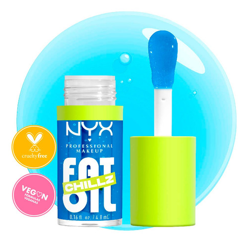 Brillo Labial Hidratante Gloss Fat Oil Chillz De Nyx Polar Peppermint