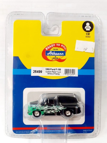 1955 Ford F-100 Negra 1:87 Athearn 26499 Milouhobbies