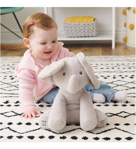 Gund Baby Animated Flappy The Elephant Plush, Cantando Toy D