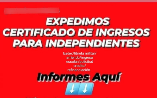 Contador Publico, Expide Certificado De Ingresos