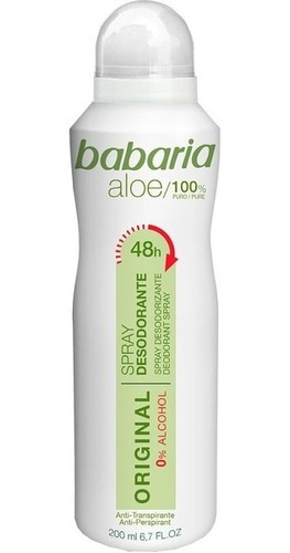 Babaría Desodorante Original  200ml - mL a $115