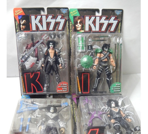 Kiss Figura Ultra Action Set Gene Paul Ace Peter Dist0