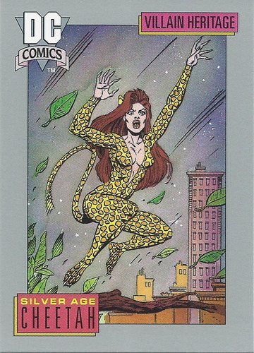 Barajita Cheetah Dc Comics 1991 #23 Villain Heritage Silver