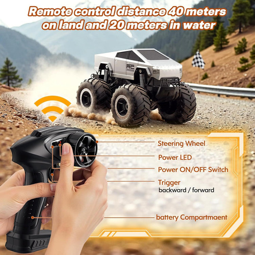 1:16 4wd Todo Terreno Rc Camión Pickup Vehículo De Juguete
