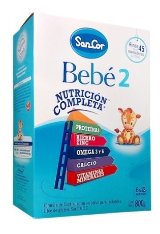 Sancor Bebe 2 X800 Nutric.comp 