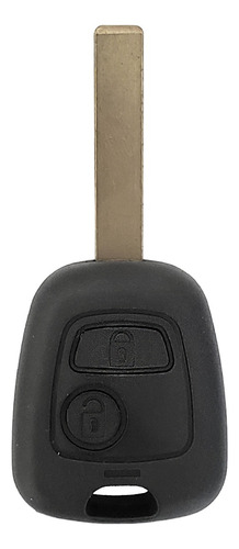 Carcasa Llave Emisor Hu83 De 02 Botones Para Citroën