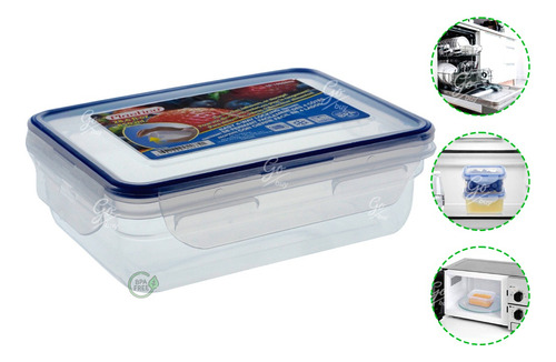 Portable Recipiente De Comida Alimento Porta Refractaria Pvc