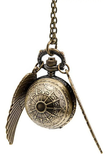 Reloj Collar De Snitch M2 Relieve Harry Potter De Colección