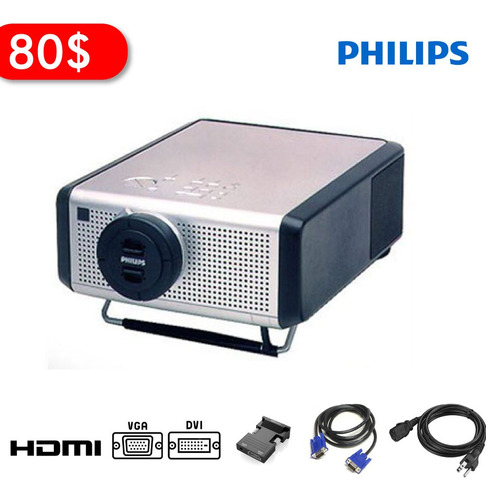 Proyector Philips Sv20 Hopper 3-lcd 1250 Lumens 