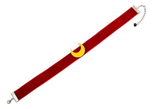 V Sailor Moon - Collar Choker Gargantilla Terciopelo Luna
