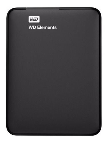 Imagem 1 de 4 de Disco rígido externo Western Digital WD Elements Portable WDBU6Y0020BBK 2TB preto