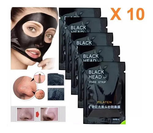 Mascarilla Negra Black Head Barros Espinillas Puntos Negros | Meses sin ...