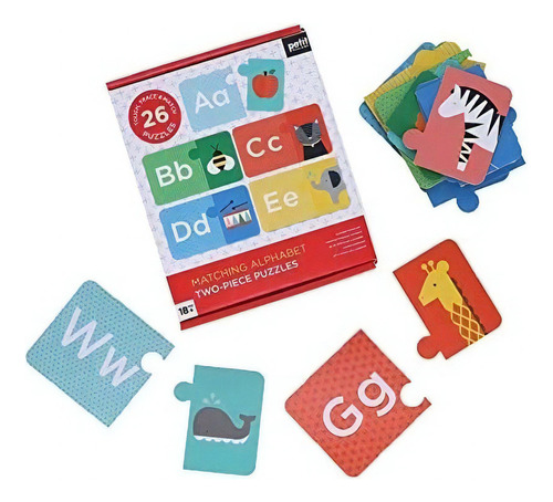 Puzzle Abecedario Educativo 52p Petit Collage En Ingles