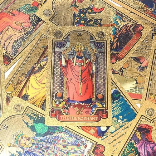 Baraja De Tarot Dorado The Fool