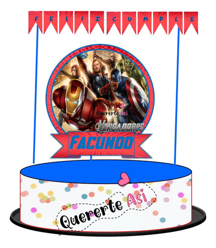 Kit Imprimible Personalizado - The Avengers / Los Vengadores