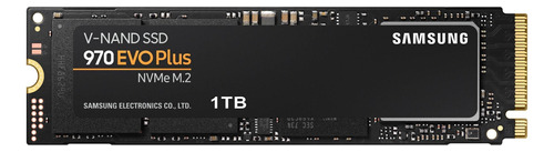 Disco sólido interno Samsung 970 EVO Plus MZ-V7S1T0B/AM 1TB negro