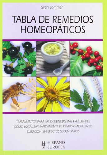 Tabla De Remedios Homeopaticos -tablas De Salud-