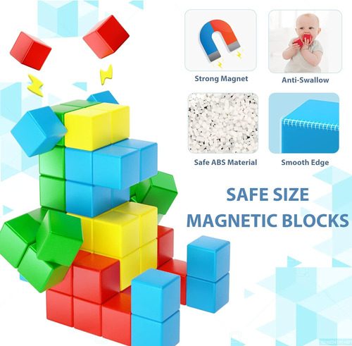 Bloques Magnética Grandes Para Juguetes Para Ninos Pequeños,