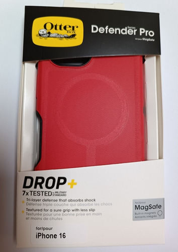 Funda Para Iphone 16/plus/pro Max Otter Box Magsafe Sin Clip Rojo Iphone 16