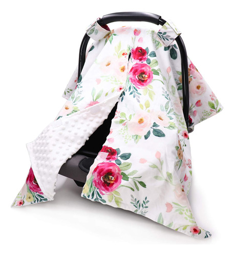 Funda Floral Para Asiento De Coche Para Bebes, Peekaboo Ope