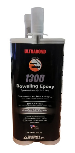 Anclaje Epóxico Ultrabond 1300 Cartucho 627ml Estructural