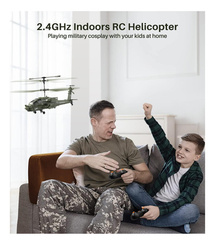 Helicóptero Syma Rc, Helicóptero De Control Remoto De 24ghz